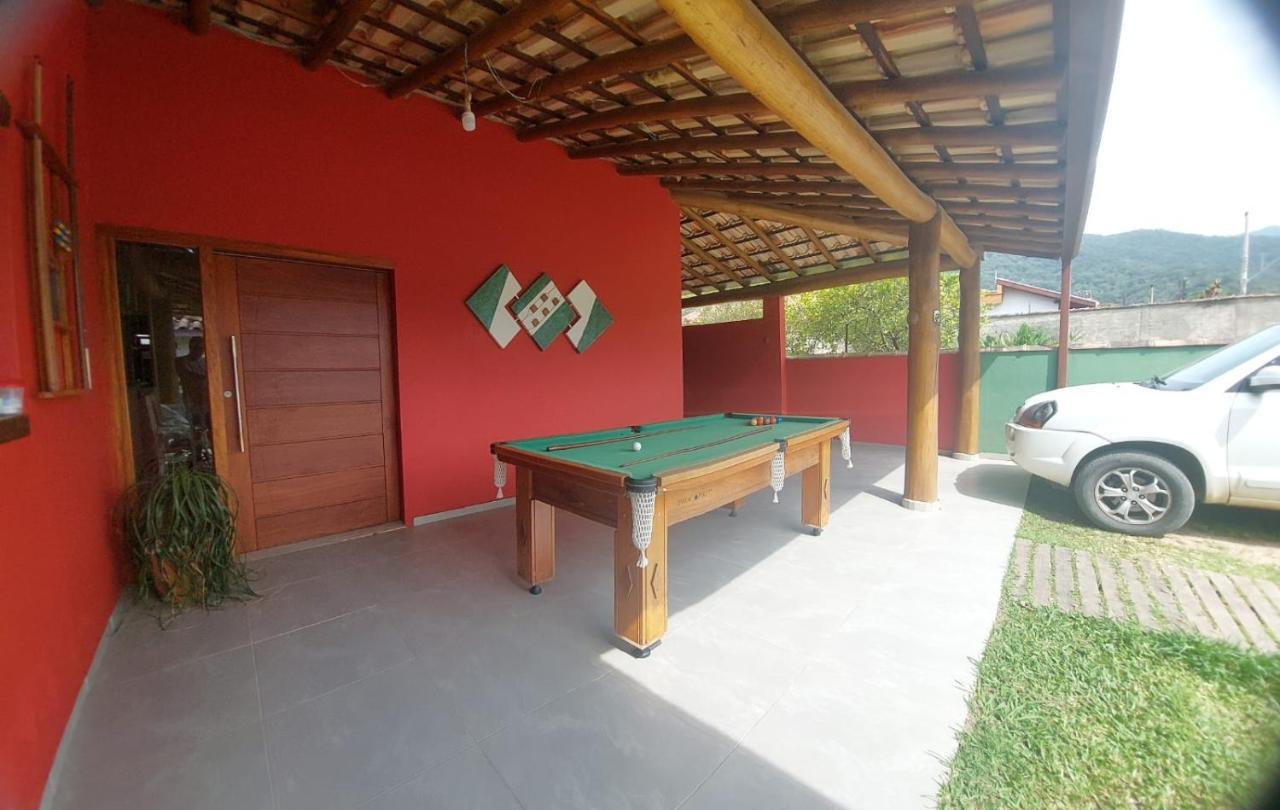 Casa Praia. Linda Varanda Para Um Cochilo Na Rede Ubatuba Exterior foto